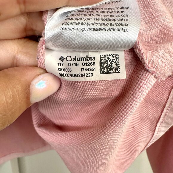 Columbia Pink High-Neck Swing Windbreaker Coat XL - Picture 9 of 11